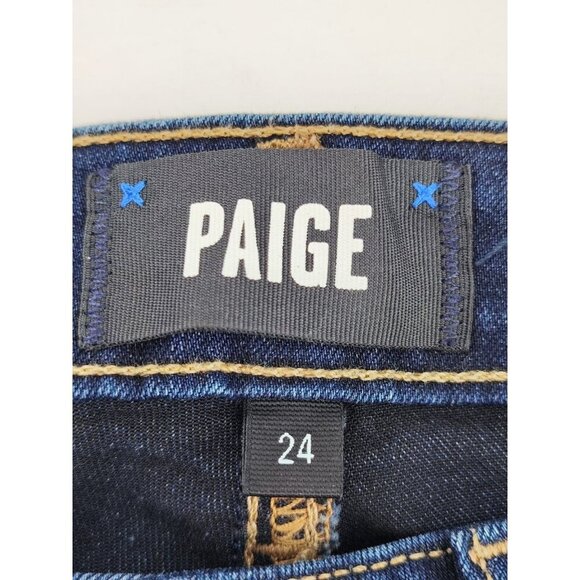 Paige Women’s Hoxton Ankle Premium Stretch Denim Mid-Rise Jeans Size 24 - Picture 5 of 11